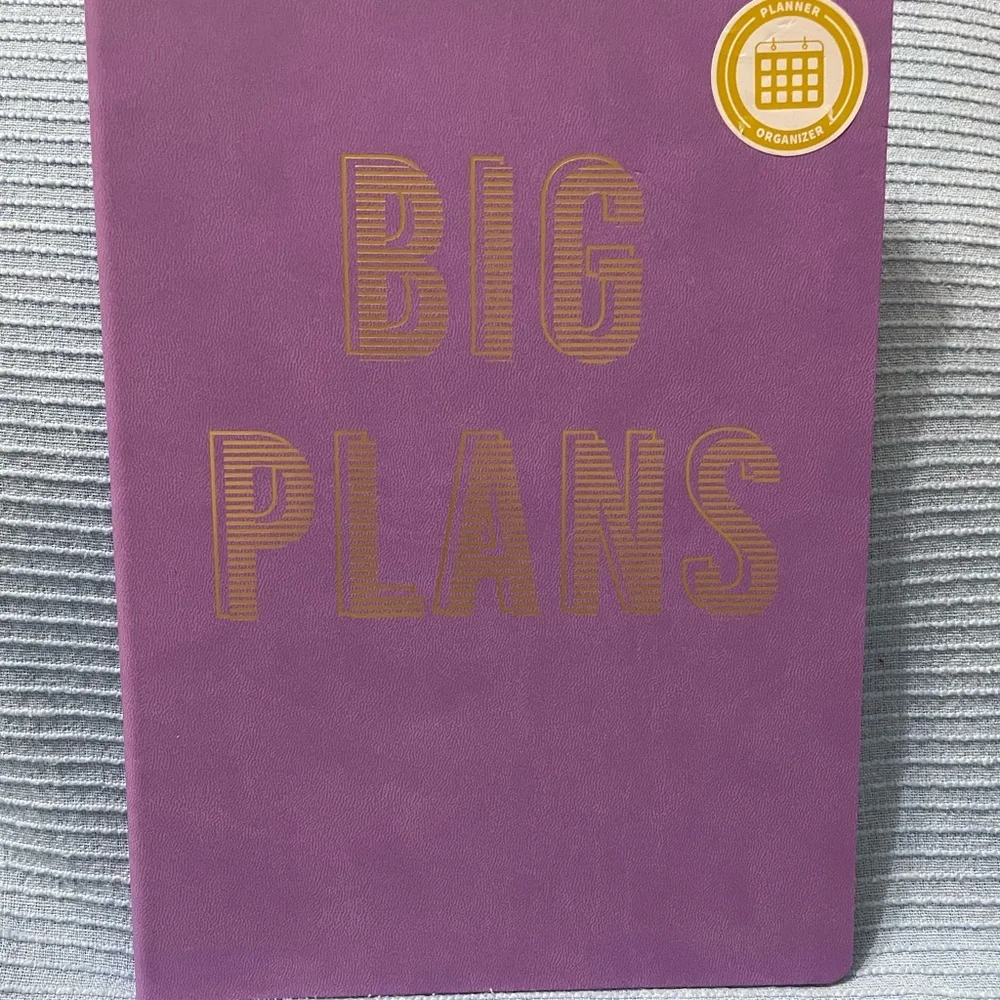 Purple & gold Undated Planner